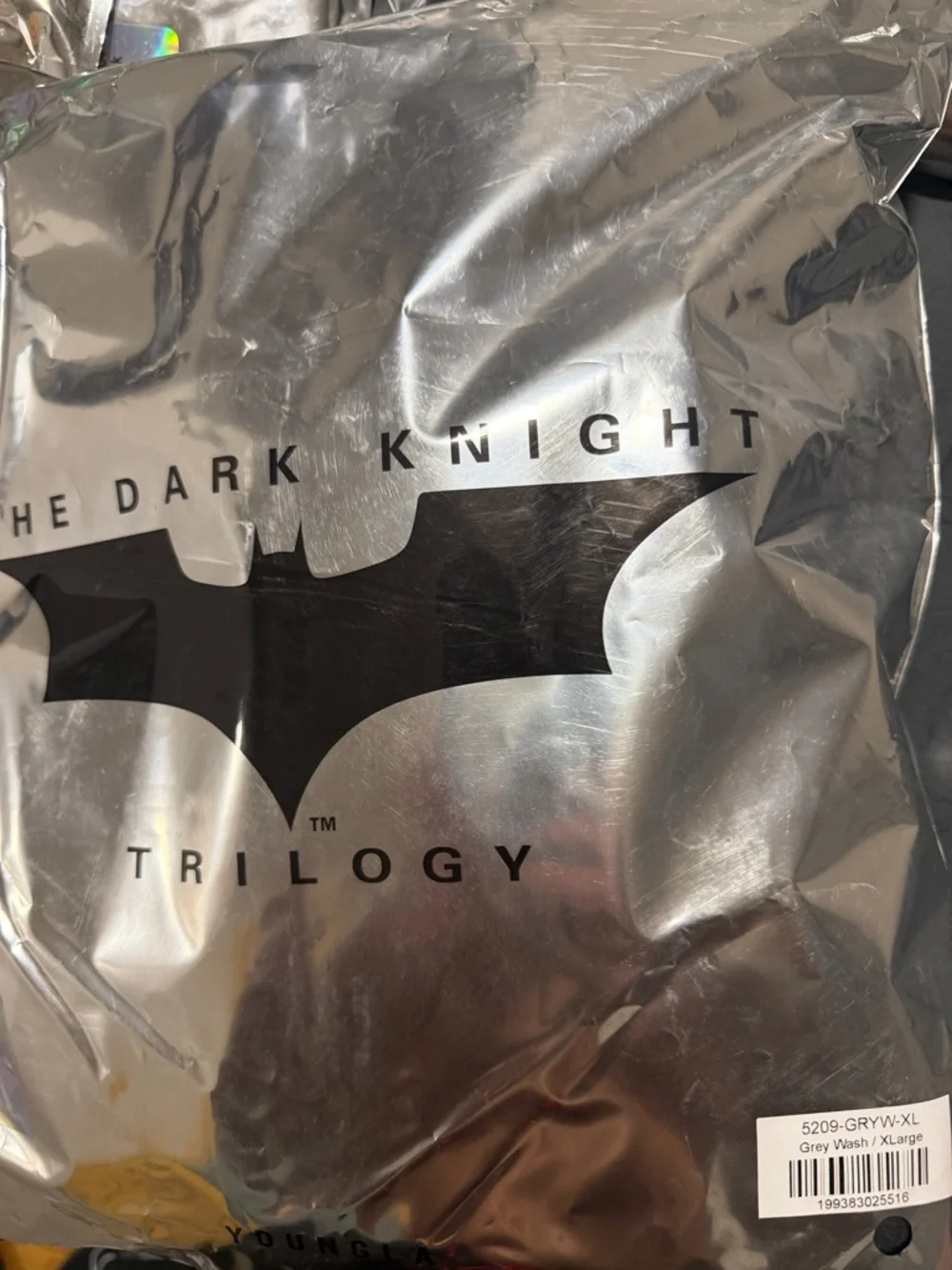 YoungLA Batman Street Hoodie -  Black Wash XL - Picture 4 of 4